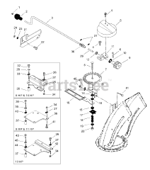 Ariens 924112 (ST 928 LE) - Ariens 28" Snow Blower, 9hp Tecumseh (SN: 000101 & Above) Discharge Chute