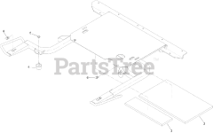 Toro 74312 (8000) - Toro 48" Z Master Zero-Turn Mower (SN: 400000000 - 402079999) Hopper Frame Assembly No. 109-4086