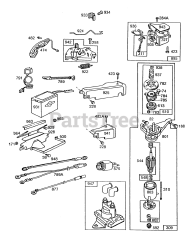 Briggs & Stratton 110908-1297-01 - Briggs & Stratton Vertical Engine Electric Starter,Electrical