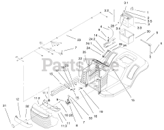 Toro 71221 (15-38 HXL) - Toro Lawn Tractor (SN: 099000001 - 099999999) (1999)