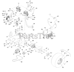 Exmark VTS740PKC60400 - Exmark 60" Vantage S-Series Stand-On Mower, Kohler PCV740 (SN: 402082300 - 404314158) (2018)