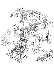 Yard Machines 13AI69AH118 - Yard Machines Lawn Tractor (1999) (Sam's Club)