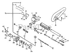 Echo SRM-2201 - Echo String Trimmer Driveshaft, Throttle, Stop Switch, Handles, Clutch Housing