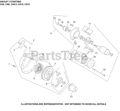 Kohler CS12-941608 - Kohler Command PRO Engine, Made for Yamaha, 12hp, 8.95kW