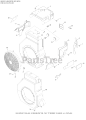 Kohler CH450-3003 - Kohler Command PRO Engine, Basic Version, 15hp 06 Blower Housing