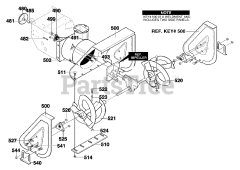Murray 624505x54B - Murray 24" Snow Thrower (2001)