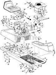 White Outdoor R-86 (138-514-190) - White Outdoor 30" Rear-Engine Riding Mower (1988)