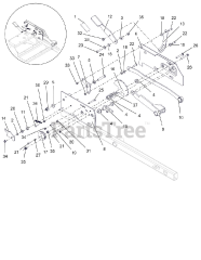 Gravely 994142 - Gravely Pro-Stance 52" Stand-On Mower, Kohler EFI (SN: 000101 - 019999) Deck Lift - Pedal