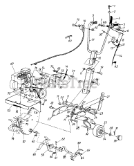 MTD 213-030-105 - MTD Tiller (1993) (American Hardware)
