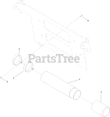Toro 22328 HD (TX 1000) - Toro Dingo Wide Track Compact Utility Loader (SN: 414000000 - 999999999) Manual Tube Assembly