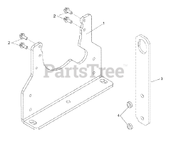 Briggs & Stratton 076161-02 - Briggs & Stratton 60kW Liquid Cooled Home Standby Generator Engine Service Parts - 5.7L - Engine Mount &amp; Hanger (312594)