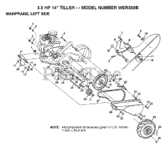 Weed Eater WE R350 B - Weed Eater Tiller