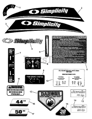 Simplicity 2690474 - Simplicity Javelin 50" Zero-Turn Mower, 22hp Briggs & Stratton