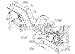 Bad Boy Revolt - Bad Boy Stand-On Mower (2020) REAR ASSEMBLY
