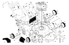 Poulan 961180018-00 - Poulan Walk-Behind Mower (2013-12) FRAME