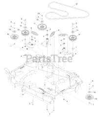 Exmark LZS88CDYM96RW0 - Exmark 96" Lazer Z Diesel Zero-Turn Mower, Yanmar 3TNV88C (SN: 404314159 - 406294344) (2019)