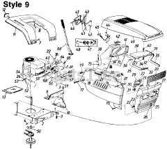 MTD 130-659G023 - MTD Lawn Tractor (1990) (Andersons) Parts