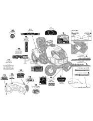 Cub Cadet i1050 (17AF9BKP009) - Cub Cadet 50" Zero-Turn Mower (2008 - 2010) Label Map i1050