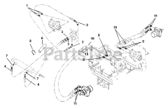 Gravely 992073 (PM 260Z) - Gravely Pro-Master 60" Zero-Turn Mower, 27hp Kawasaki (SN: 001501 & Above)