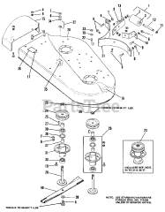 Simplicity 4108 (1690260) - Simplicity 36" Lawn Tractor, 8hp