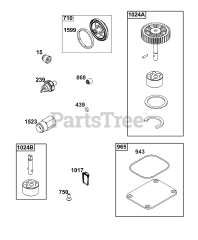 Briggs & Stratton 61A677-0100-J1 - Briggs & Stratton Vertical Engine Lubrication Group