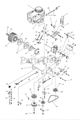 Ferris UltraBelt GD (BD48KA) - Ferris UltraBelt GD Series 48" Walk-Behind Mower, 13hp Kawasaki (SN: 0101 & Above)