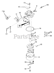 Tecumseh CA-631559 - Tecumseh Carburetor