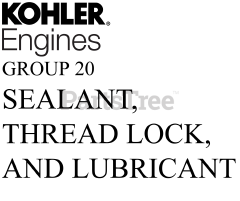 Kohler CH640-3261 - Kohler Command PRO Engine, Basic Version, 20.5hp, 15.3kW 20 Sealant,Thread Lock, Lubricate