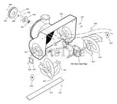 Briggs & Stratton 633124x0A - Briggs & Stratton 33" Snow Thrower (2003) Auger Housing