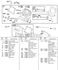 Briggs & Stratton 115432-0131-01 - Briggs & Stratton Horizontal Engine