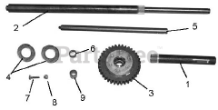 Ariens 726013 - Ariens Differential Axle Retrofit Kit