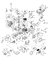 Tecumseh H50-65403V - Tecumseh Engine Engine Parts List #1