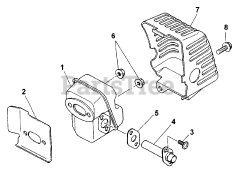Green Machine 3000 B (UT-26035-B) - Green Machine String Trimmer Exhaust System