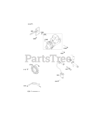 Briggs & Stratton 13D137-0008-F1 - Briggs & Stratton Horizontal Engine