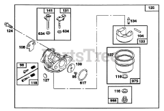 Toro 20433 - Toro Walk-Behind Mower (SN: 039000001 - 039999999) (1993) Engine Briggs  Stratton Model 122702-3171-01 3