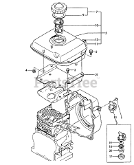 Echo TP-2000 - Echo Trash Pump Fuel Tank