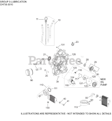 Kohler CH730-3010 - Kohler Command PRO Engine, Basic Version, 23.5hp, 17.5kW 03 Lubrication