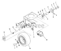 Ariens 927023 (RM 1032 E) - Ariens 32" Rear-Engine Rider, 10hp Briggs & Stratton (SN: 002801 & Above)