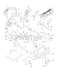 Husqvarna Z 248 F (967303602) - Husqvarna 48" Zero-Turn Mower (2015-01) FRAME