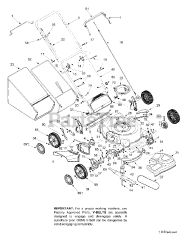 MTD 12A-469W722 - MTD Gold Walk-Behind Mower (2004)