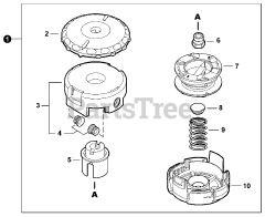 Echo Repair Part 78890-30000 - Speed-Feed 400 Trimmer Head | PartsTree