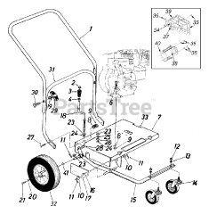 Yard Machines 24A-655A129 - Yard Machines Blower (2003) (Home Depot)