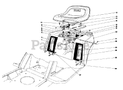 Toro 57360 (11-32) - Toro Lawn Tractor (SN: 002000001 - 002999999) (1982)