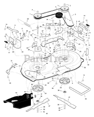Briggs & Stratton 40541x99B - Briggs & Stratton 40" Lawn Tractor (1998) (AAFES)