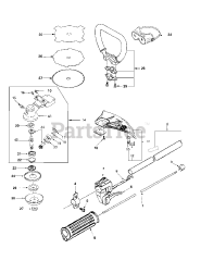 MTD ST 26 - MTD Pro String Trimmer General Assembly