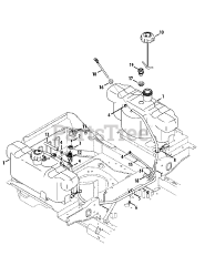 Cub Cadet Z-Force SZ48 (17AIDGHB010) - Cub Cadet 48" Z-Force S Zero-Turn Mower, Kawasaki (2014) Fuel Tank