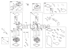 Briggs & Stratton 385447-0340-G1 - Briggs & Stratton Horizontal Engine