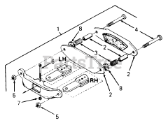 Cub Cadet 1541 (141-651-100) - Cub Cadet Garden Tractor (SN: 800000 - 816508) Caliper Brake Assembly