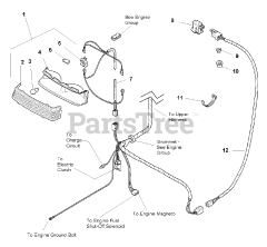 Simplicity 1693695 - Simplicity Broadmoor 44" Lawn Tractor, 17hp Electrical Group - Main Harness Lower