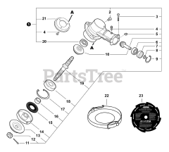 Echo SRM-2010 - Echo String Trimmer (SN: 001001 - 999999) Gear Case (U)